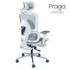 Silla de Escritorio presidente praga gris