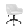 silla toledo tapizada gris para escritorio