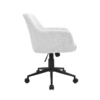 silla toledo tapizada gris vista lateral