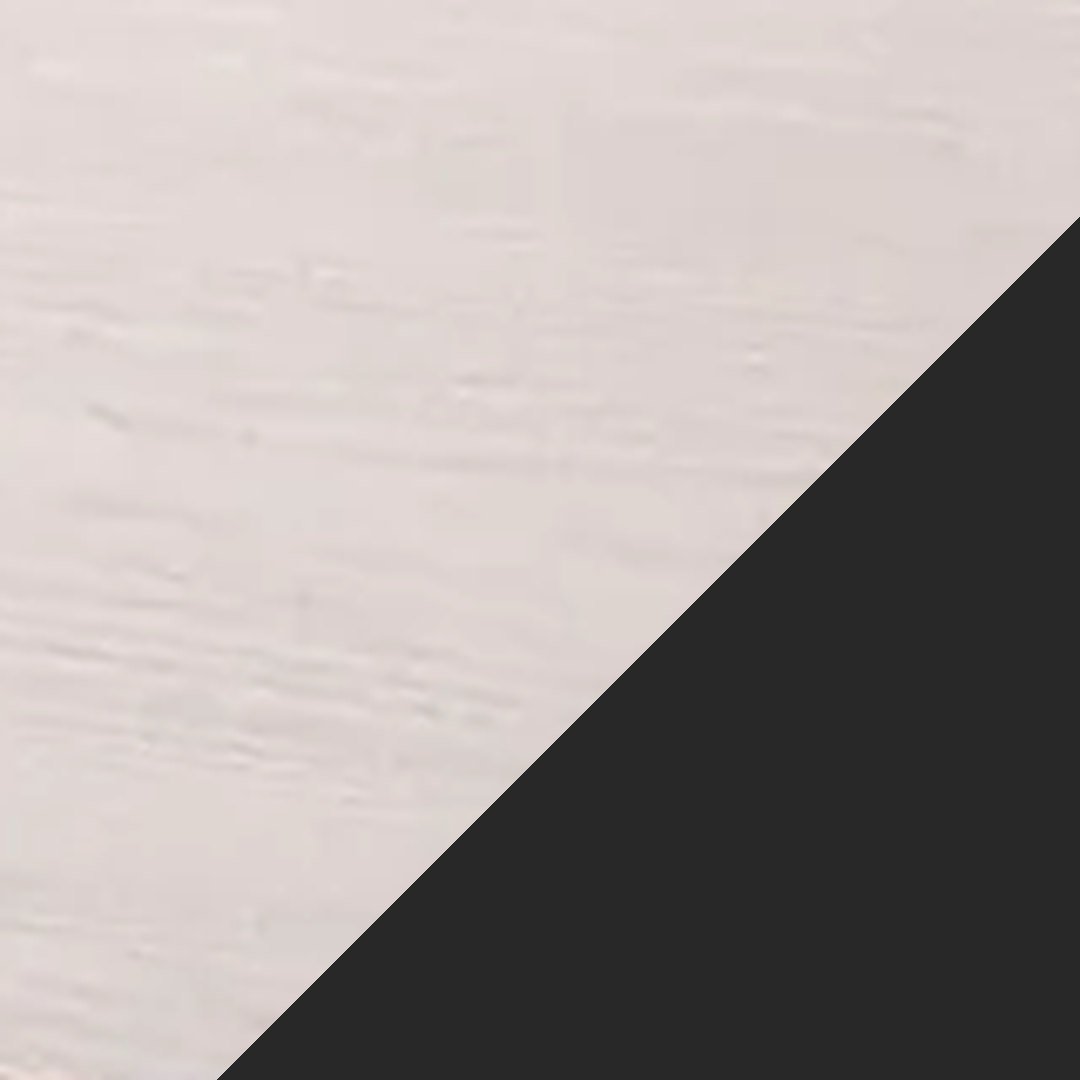 Muestra del color Blanco con Negro – escritorio doble estación k – Muebles Bika