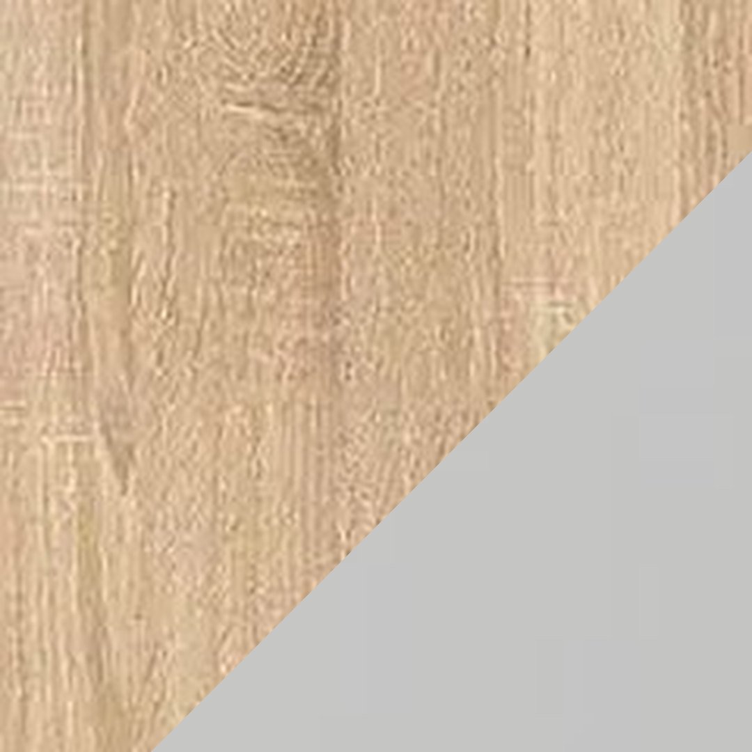 Muestra del color Natural con Blanco – escritorio ele k con archivador – Muebles Bika