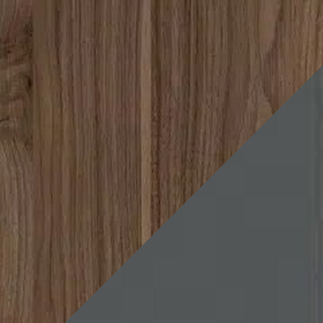 Muestra del color Brown con Plomo – escritorio 25 moderno – Muebles Bika
