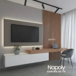 Centro de Entretenimiento y Estudio Napoly con escritorio