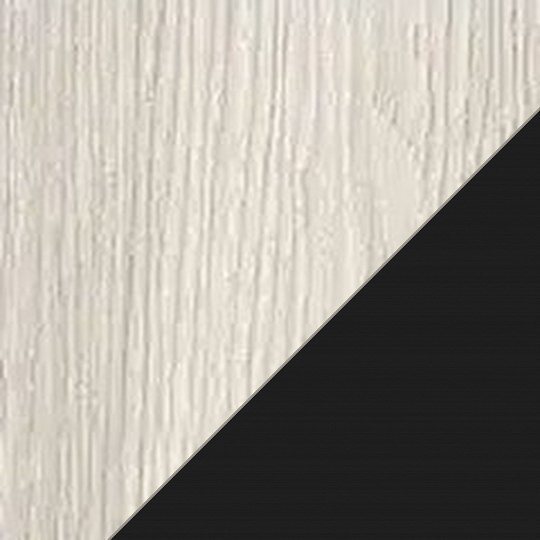 Muestra del color Bone con estructura negra – escritorio ajustable eléctrico motion – Muebles Bika