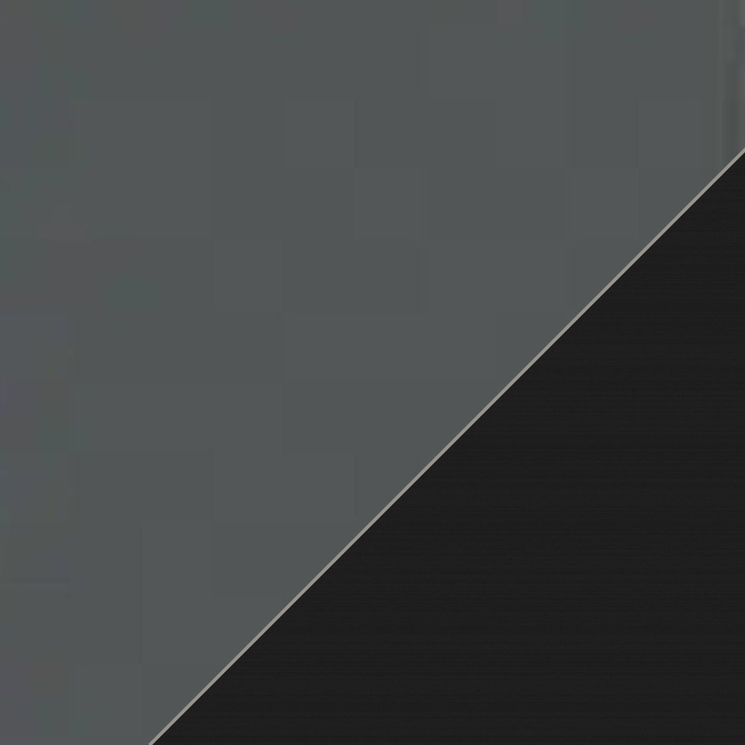 Muestra del color Plomo con estructura negra – escritorio ajustable eléctrico motion – Muebles Bika