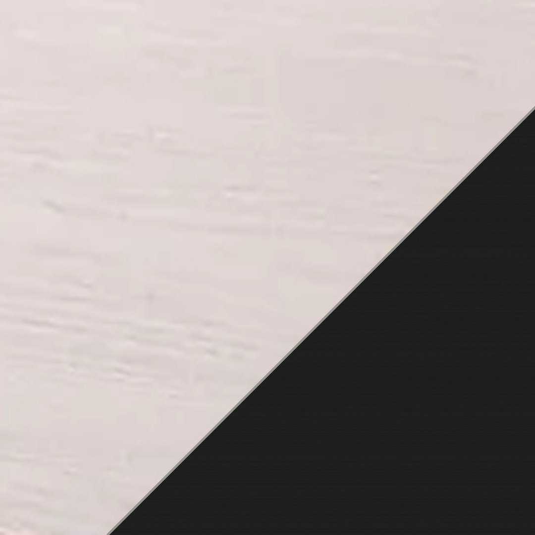 Muestra del color Polar con estructura negra – escritorio ajustable eléctrico motion – Muebles Bika